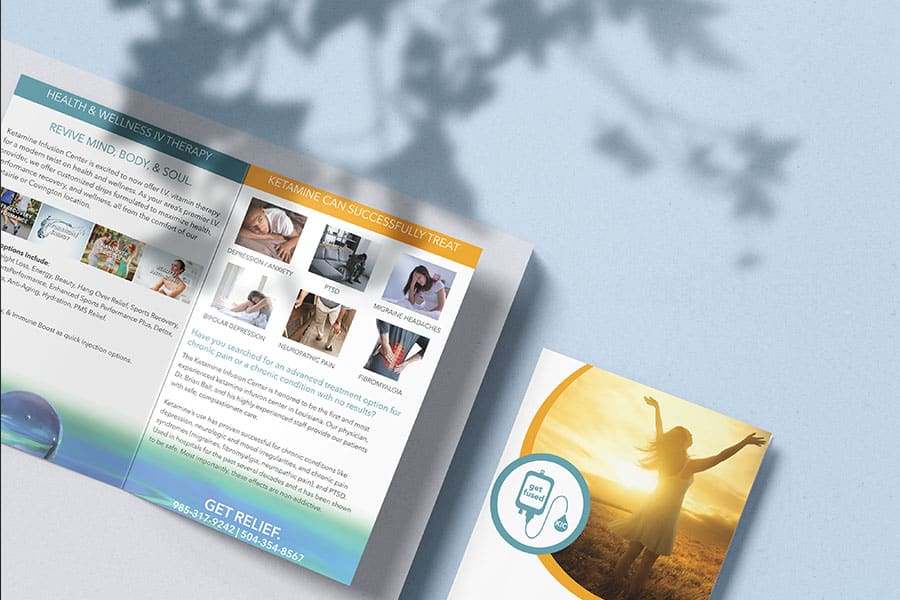 Ketamine infusion Center Bi-Fold Brochure