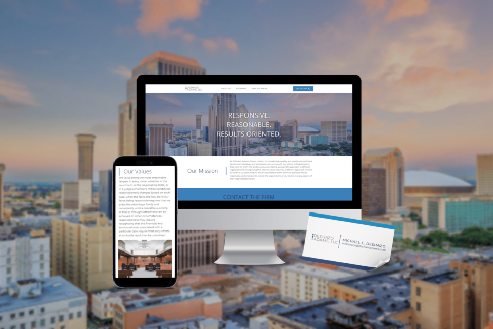 Deshazo Adams, LLC Website Design