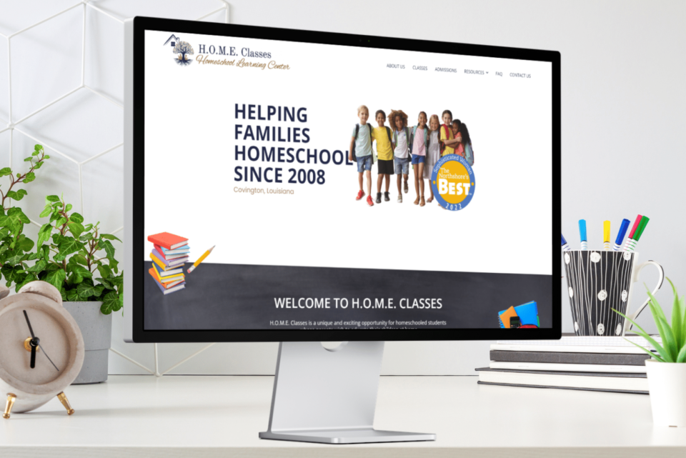 H.O.M.E. Classes Website Design